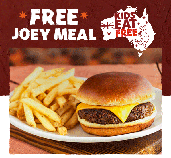 Free Joey Meal - Kids Eat Free