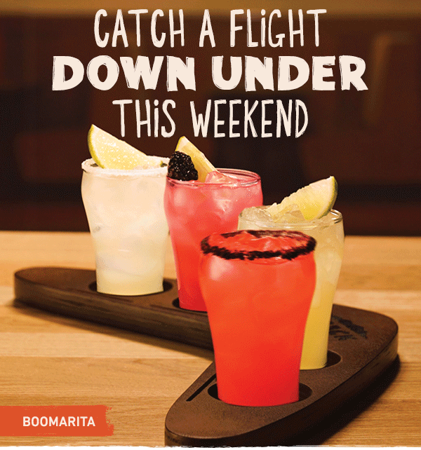 Catch A Flight Down Under This Weekend - Boomarita